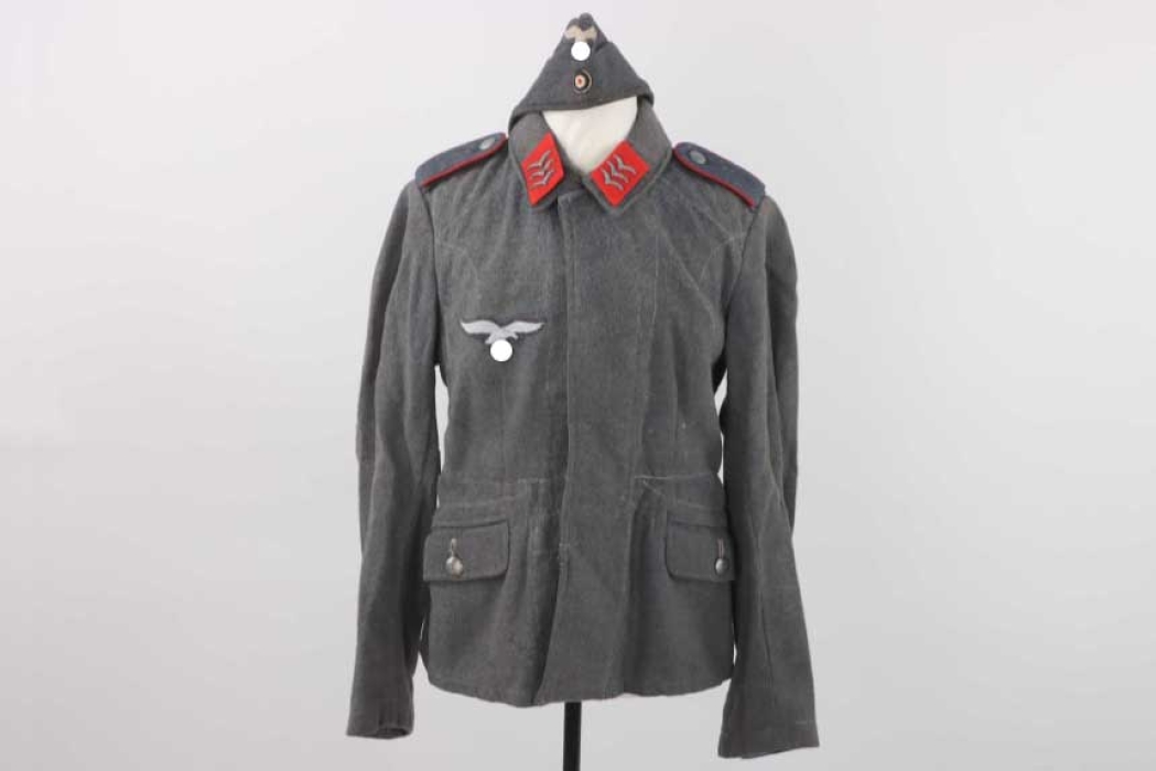 Luftwaffe Flak flight blouse and cap