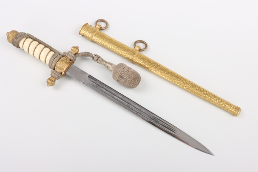 Reichsmarine officer's dagger with Portepee - Eickhorn