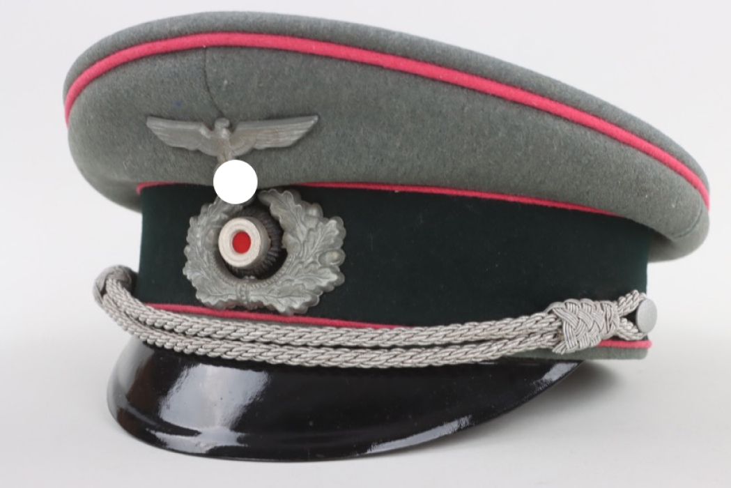 Heer Panzer visor cap for officers - Named