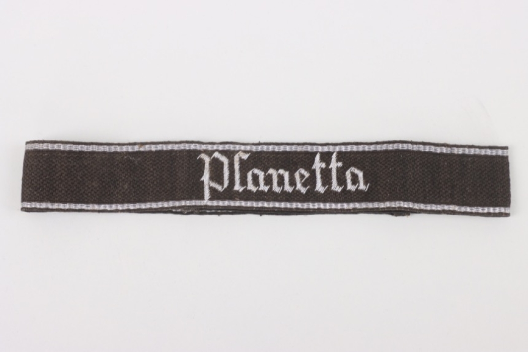 SS cuff title "Planetta" for officers