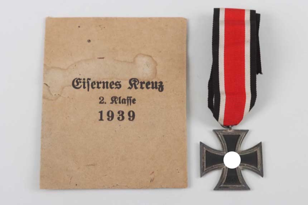 1939 Iron Cross 2nd Class "100" Wächtler & Lange + Pouch