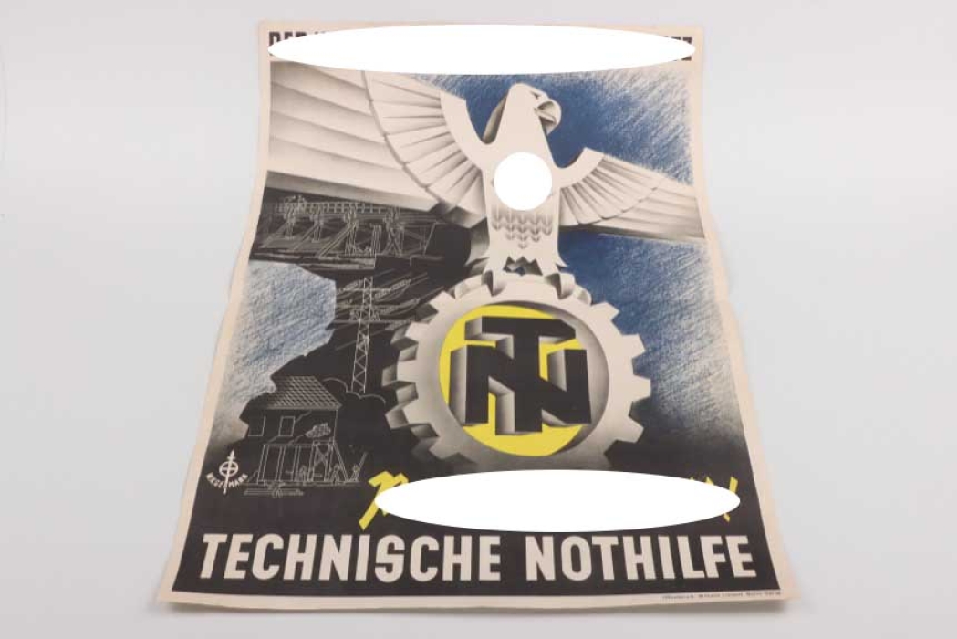 Technische Nothilfe "TENO" poster