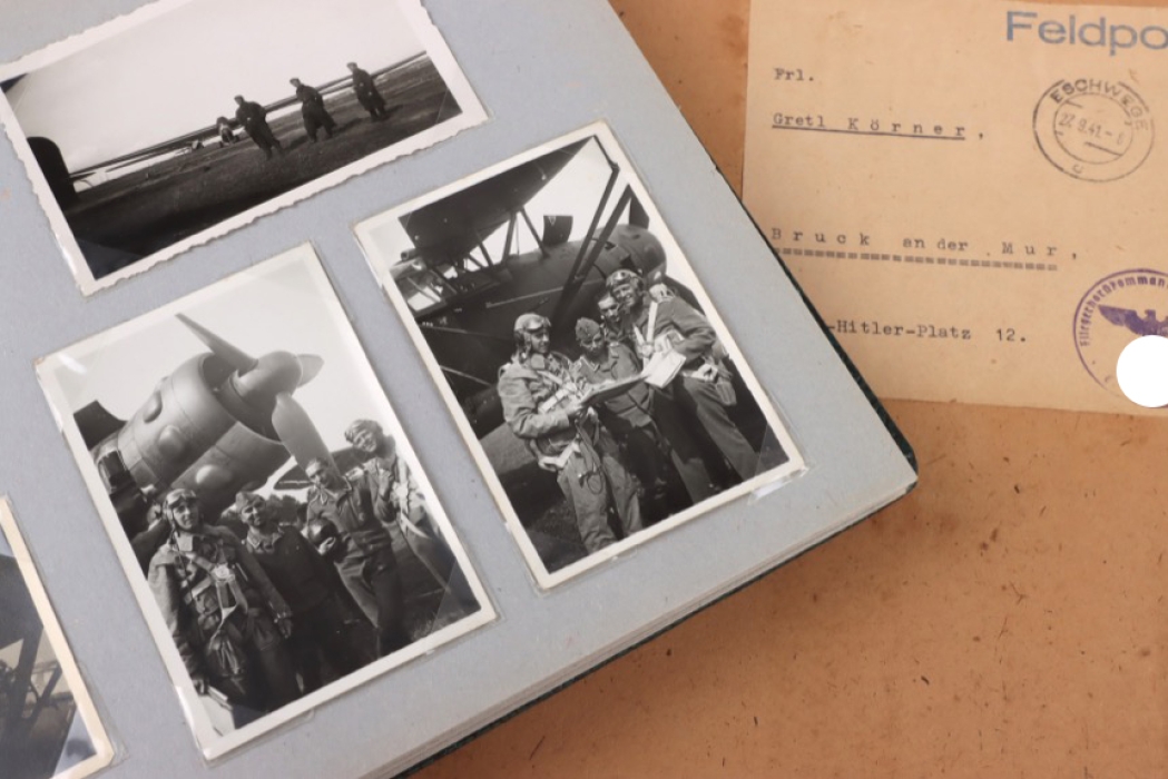 Flak-Regiment 29 photo album with shipping box