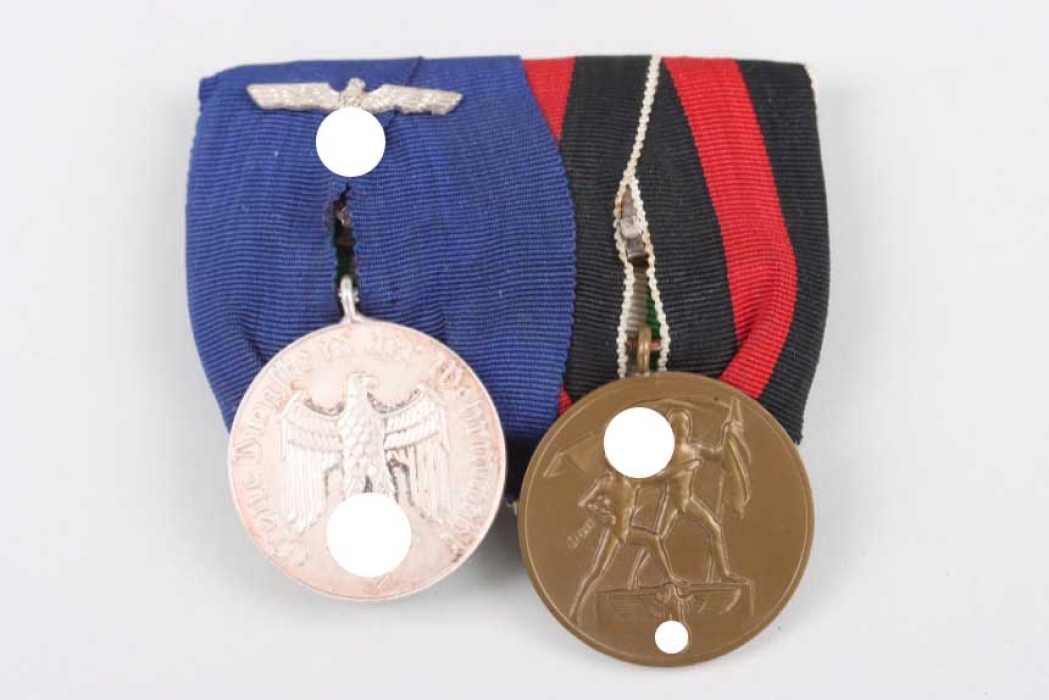 2 place medal bar of a Heer soldier