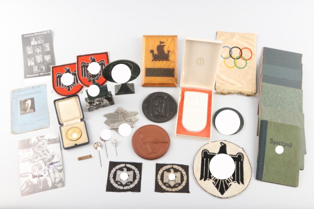 Olympic Games 1936 - Grouping to Bronze Medal Winner H.J. Hannemann