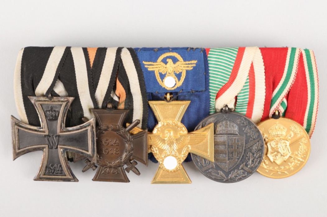 Police Officers Medal Bar and WWI Hero