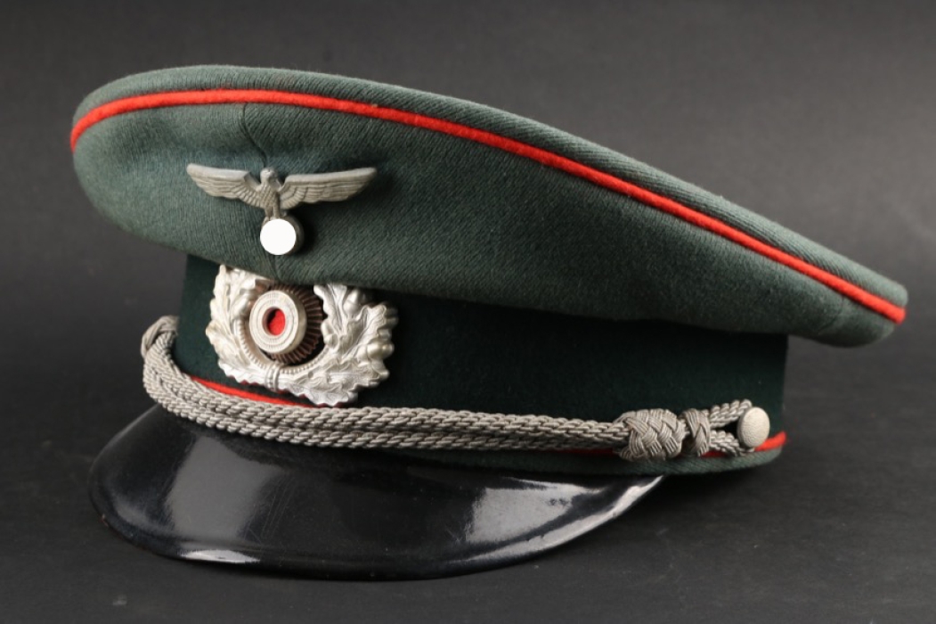 Heer visor cap for officers - Artillery