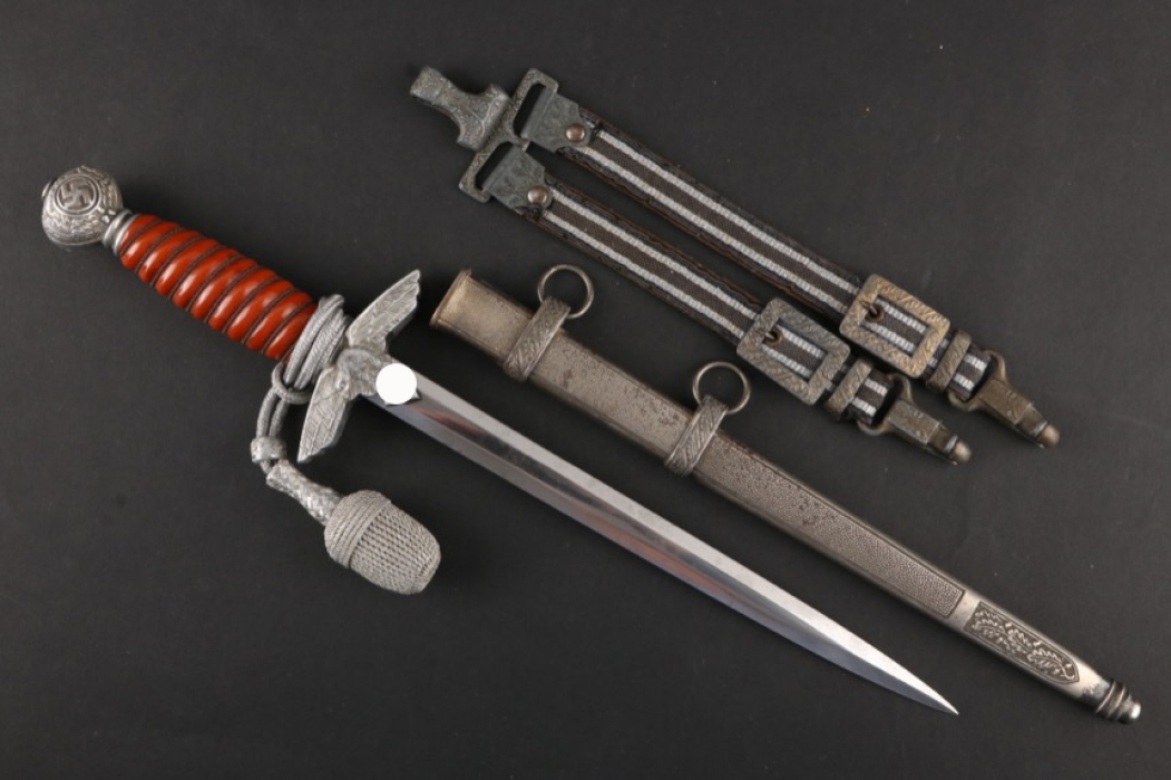 M37 Luftwaffe officer's dagger WITH HANGERS and PORTEPEE - TIGER