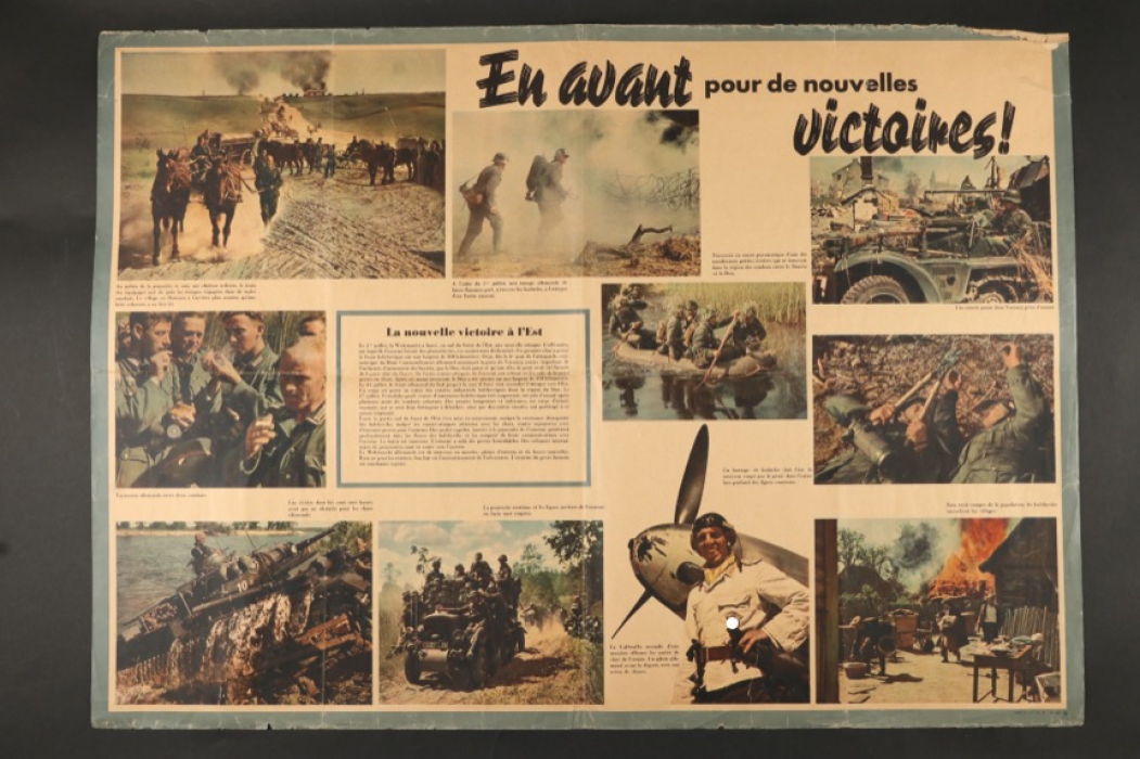 French Poster on Easter Front Advances 1942