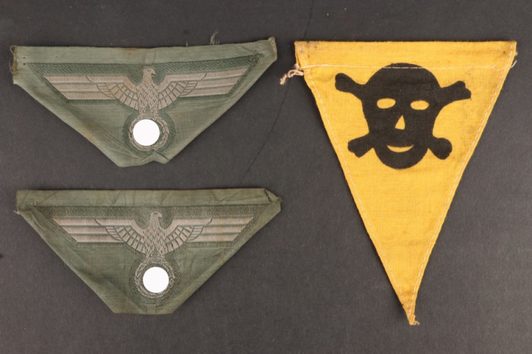 Army Breast Eagles and Mine Pennant