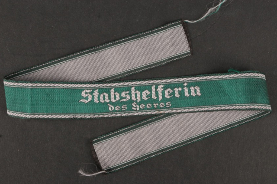 Heer cuff title "Stabshelferin des Heeres"