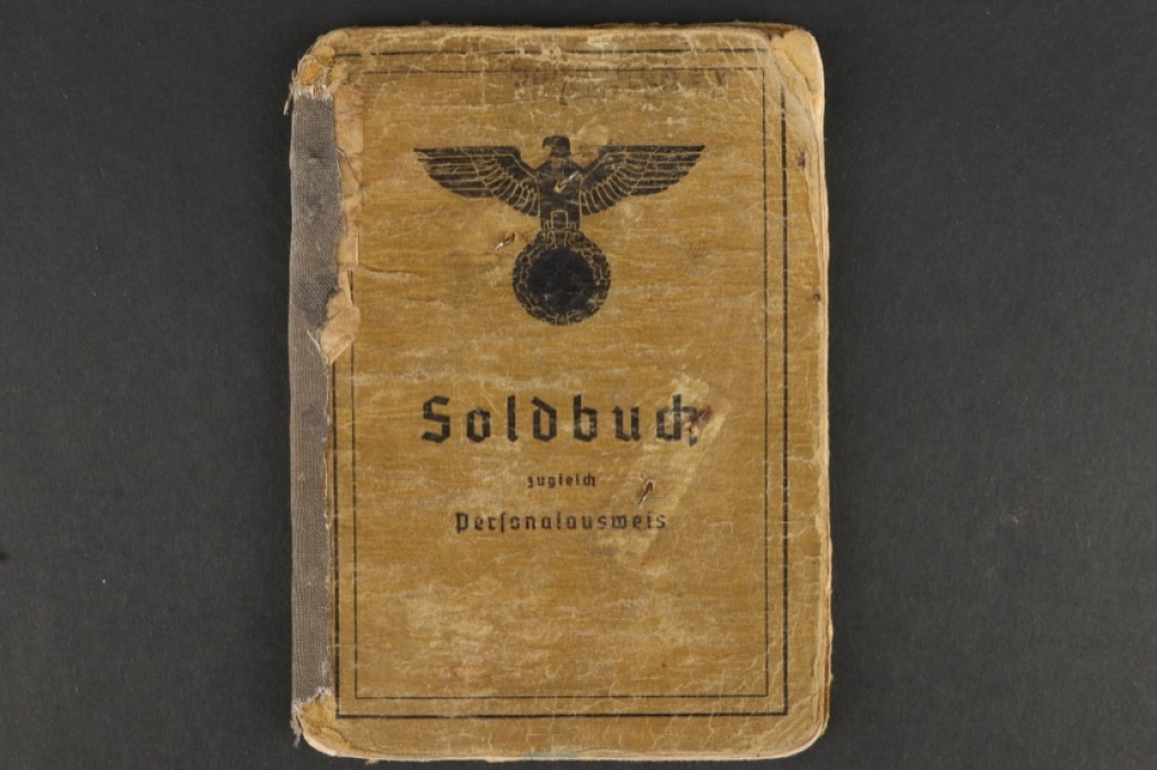 Soldbuch of Otto Schreiber - Gren Ers. Batl 455