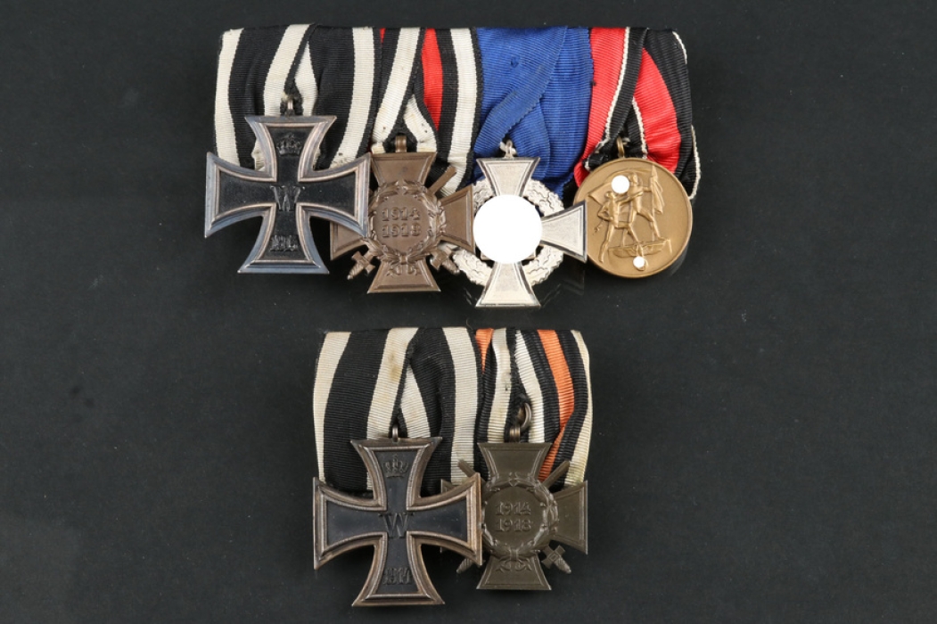 Set of Medal bar sapnning both wars