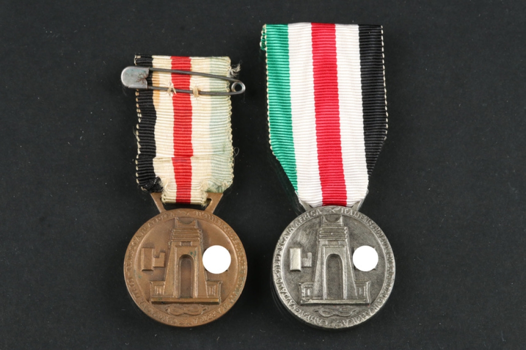Set of Italian-German Medals for the African campaign