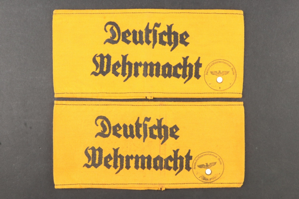 2 Armbands - Deutsche Wehrmacht