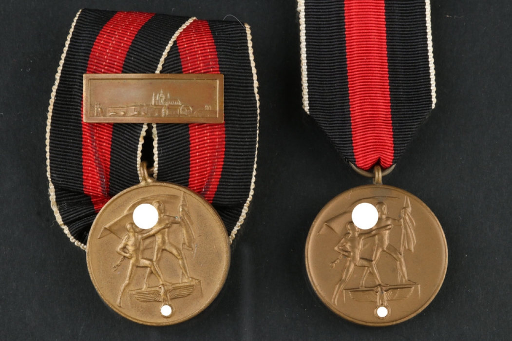 Sudetenland Anschluss medal 1. October 1938 with Prague Clasp