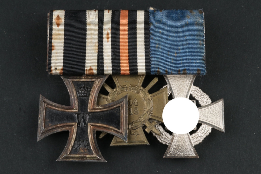 Medal bars of a WWI Hero in Civil Service