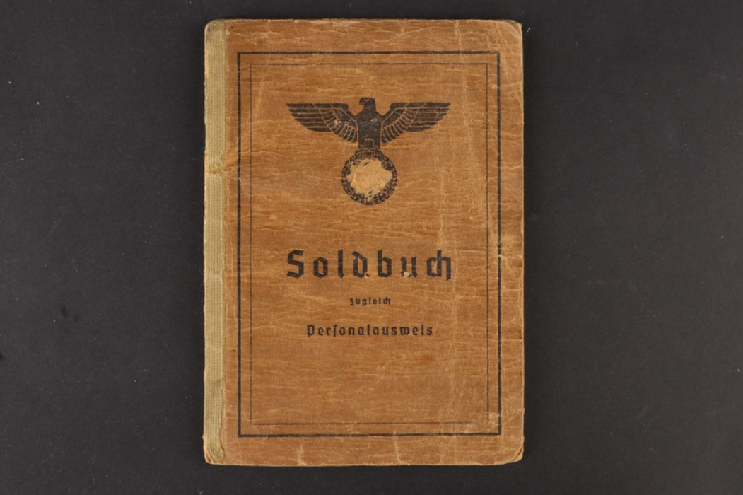 Soldbuch 34th ID (GR 107) - Entry for Division Badge