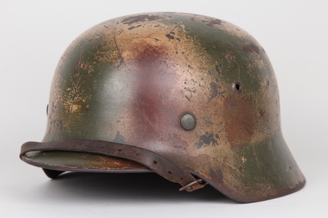 Heer M35 camo helmet ET68 