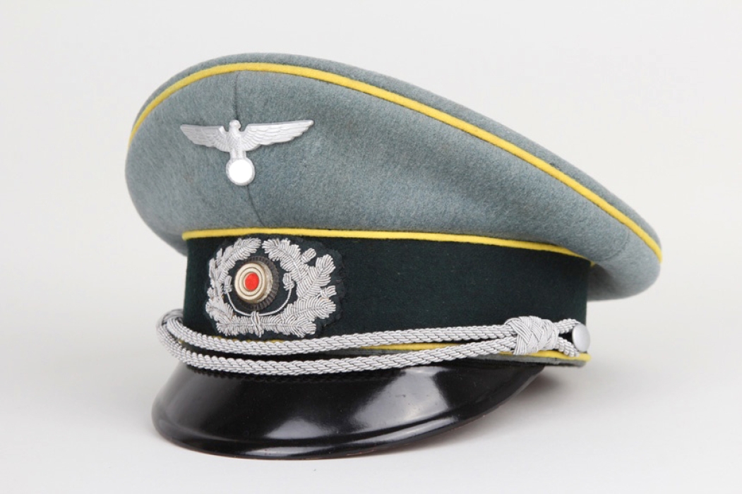 Heer Signals officers visor cap SCHELLENBERGER 