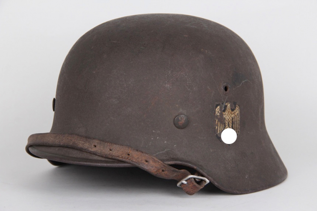 Heer M40 single decal helmet - untouched 