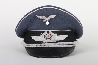 Luftwaffe officer's visor cap to Dr. Seit