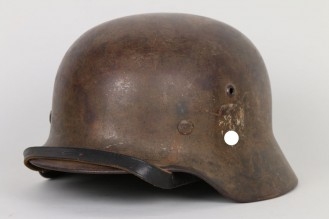 Heer M40 single decal camo helmet