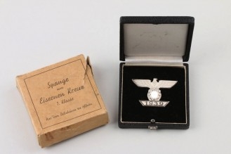 1939 Clasp to Iron Cross 1st class with outer carton
