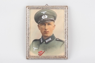 Wehrmacht colorized Artillerie portrait photo