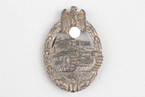 Tank Assault Badge in silver - Assmann (hollow)