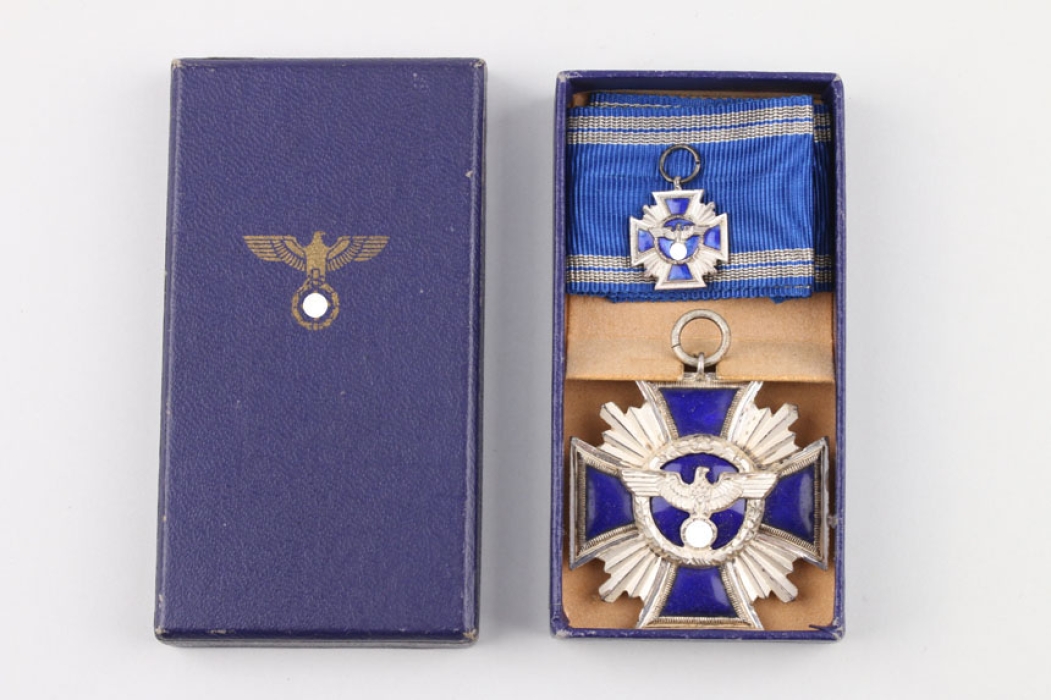 NSDAP Long Service Award silver in case + miniature