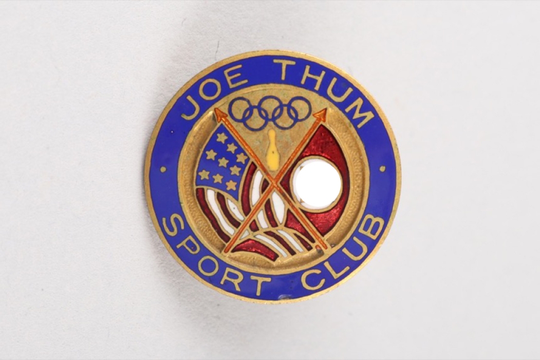 Olympic Games 1936 - Joe Thum Sport Club Lapel Pin