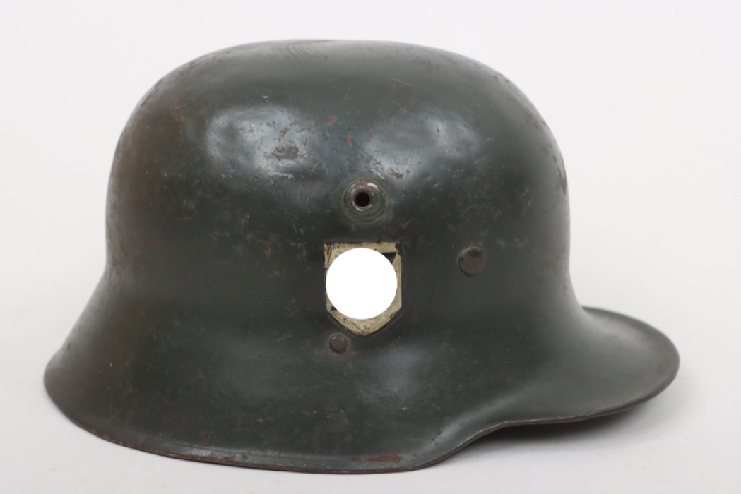 Waffen-SS M17 helmet "LAH" with both decals
