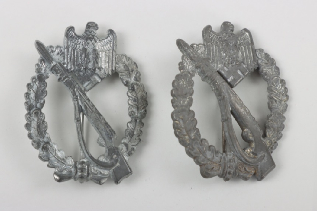 2x Infantry Assault Badge in Silver